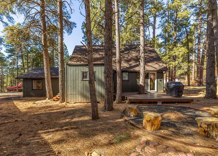 Whispering Pines Fire Pit Ev Charger Near Nau Trails * Mountainaire