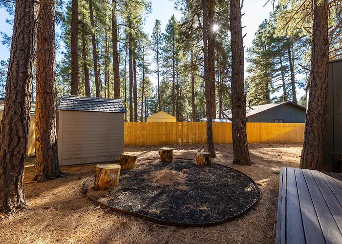 Whispering Pines Fire Pit Ev Charger Near Nau Trails Villa Mountainaire